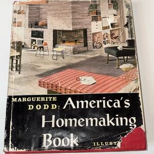 Vintage America's Homemaking Book Mid Century Cottage Core Hardcover